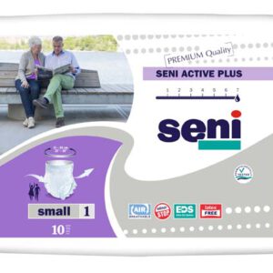 SENI Active Inkontinenzpants plus S – Karton 8 × 10 Stück (80 Stück)
