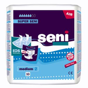 SENI Super Inkontinenzslip M – Karton 12 × 10 Stück (120 Stück)