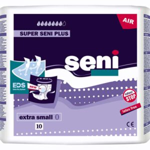 SENI Super Plus Inkontinenzslip XS – Karton 12 × 10 Stück (120 Stück)