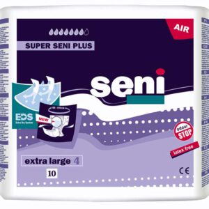 SENI Super Plus Inkontinenzslip XL – Karton 6 × 10 Stück (60 Stück)
