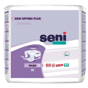 SENI Optima Plus Inkontinenzvorlage m.Hüftbund L – Karton 6 × 10 Stück (60 Stück)