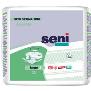 SENI Optima Trio Inkontinenzvorlage m.Hüftbund L – Karton 6 × 10 Stück (60 Stück)