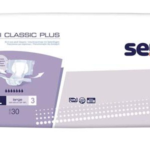 SENI Classic Plus Inkontinenzslip L – Karton 3 × 30 Stück (90 Stück)