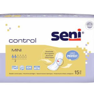 SENI Control Inkontinenzeinlage mini – Karton 20 × 15 Stück (300 Stück)