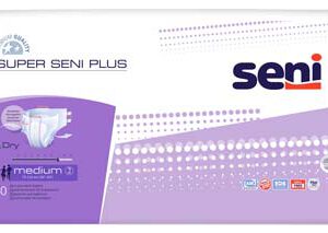 SENI Super Plus Inkontinenzslip M – Karton 3 × 30 Stück (90 Stück)