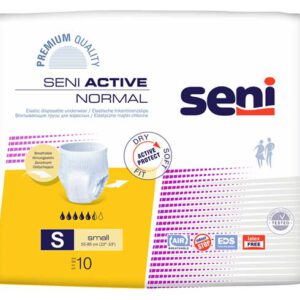 SENI Active Inkontinenzpants normal S – Karton 8 × 10 Stück (80 Stück)