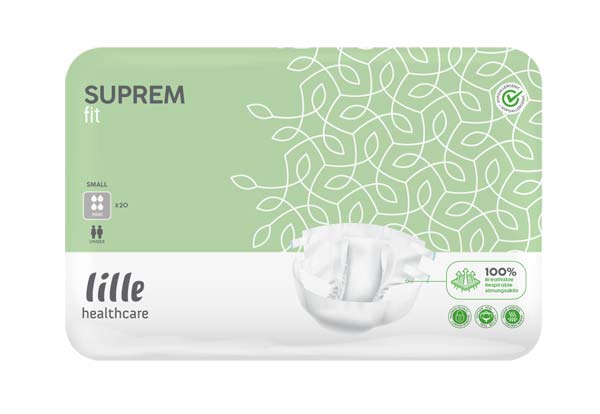Lille SUPREM Fit Windelhosen maxi S – Karton 4 × 20 Stück (80 Stück)