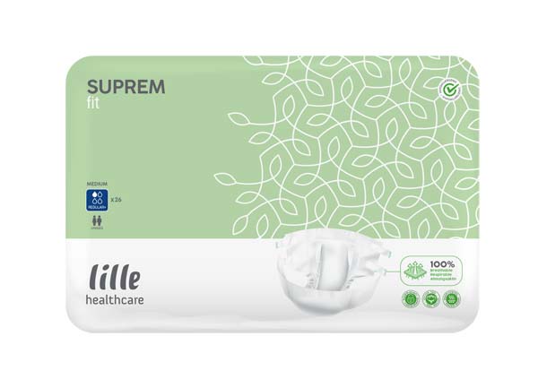 Lille SUPREM Fit Windelhosen regular plus M – Karton 4 × 26 Stück (104 Stück)