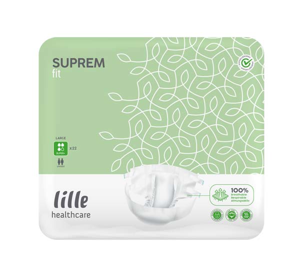 Lille SUPREM Fit Windelhosen super plus L – Karton 4 × 22 Stück (88 Stück)