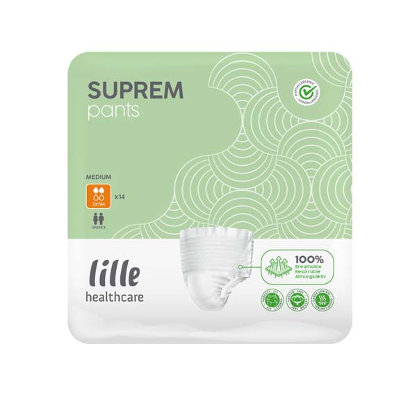 Lille SUPREM Pants extra M – Karton 8 × 14 Stück (112 Stück)