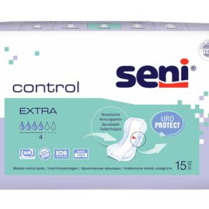 SENI Control Inkontinenzeinlage extra – Karton 12 × 15 Stück (180 Stück)