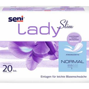 SENI Lady Slim Inkontinenzeinlage normal – Karton 18 × 20 Stück (360 Stück)
