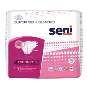 SENI Super Quatro Inkontinenzslip M – Karton 6 × 10 Stück (60 Stück)