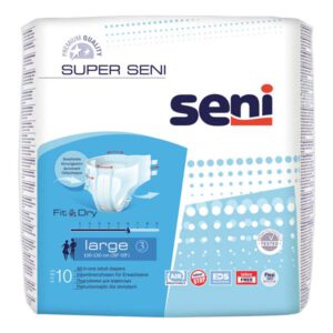 SENI Super Inkontinenzslip L – Karton 5 × 10 Stück (50 Stück)