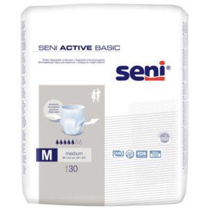 SENI Active Basic Inkontinenzpants M – Karton 3 × 30 Stück (90 Stück)