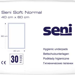 SENI Soft Normal Bettschutzunterlage 40x60 cm – Karton 12 × 30 Stück (360 Stück)