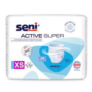 SENI Active Inkontinenzpants Super XS – Karton 8 × 10 Stück (80 Stück)