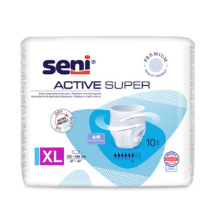SENI Active Inkontinenzpants Super XL – Karton 8 × 10 Stück (80 Stück)
