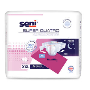 SENI Super Quatro Inkontinenzslip XXL – Karton 6 × 10 Stück (60 Stück)