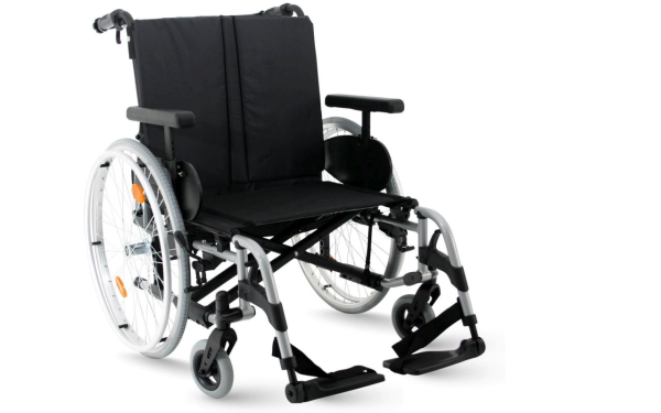 Sunrise Medical Rollstuhl Breezy Rubix 2 XL, TrBr, Steckachse, brillantsilber