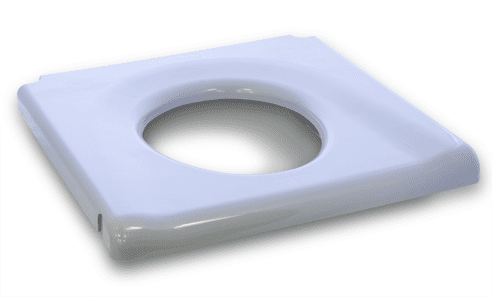 Vermeiren Kunststoff-Sitzbrille für Toilettenstuhl 139B und 139E grau