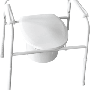 Drive Medical Toilettenstützgestell TSG 130 mit Eimer, Spritzschutz und Armlehnen