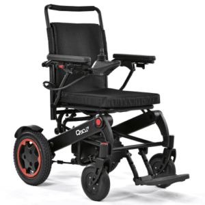 Sunrise Medical E-Rollstuhl Q 50 R, schwarz, SB 43, 6 km/h, inkl. Batterien (30 Ah), Ladegerät und Beleuchtung