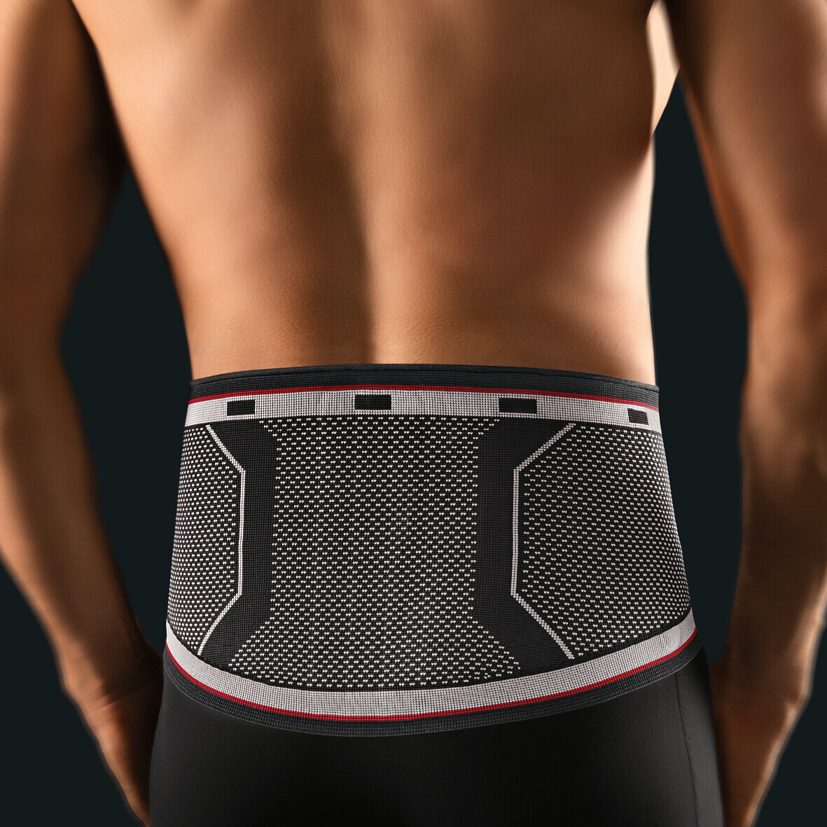 BORT select Rückenbandage mit Pelotte – Bild 3