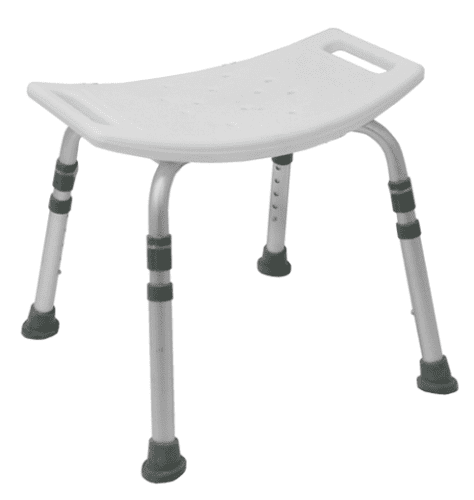 Drive Medical Duschstuhl DURO KD mit Haltegriffen im Sitz, weiß