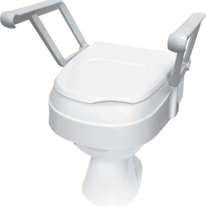 Drive Medical Toilettensitzerhöhung TSE 120 Plus, Topmontage mit Armlehnen