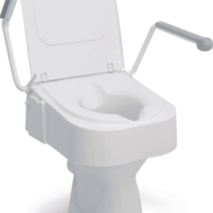 Drive Medical Toilettensitzerhöhung TSE 150 Plus mit Deckel und Armlehnen, weiß
