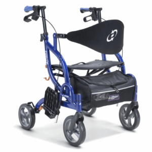 Drive Medical Rollator und Transportrollstuhl Airgo Fusion 2in1