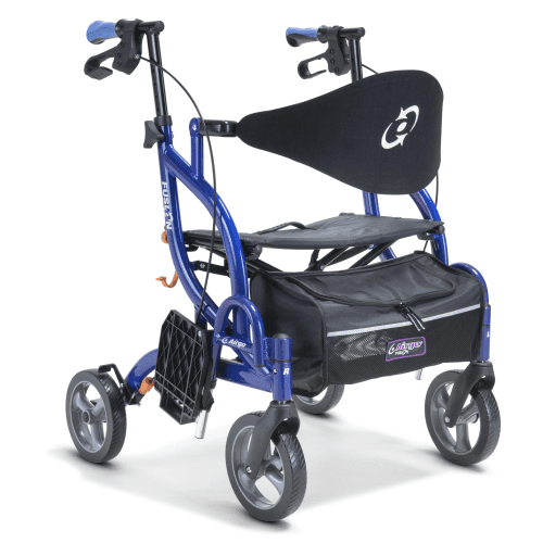 Drive Medical Rollator und Transportrollstuhl Airgo Fusion 2in1