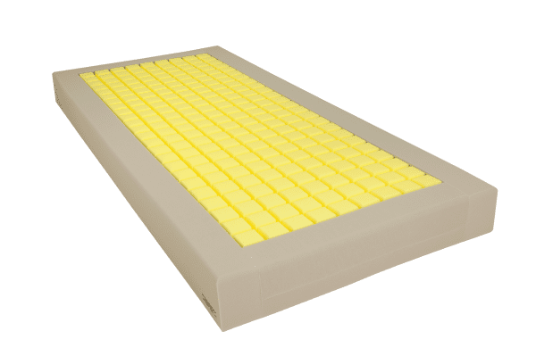 AKS aks-Microplot plus Anti-Dekubitus Matratze mit PRODERM Spannbezug 90x200x16 cm gerollt