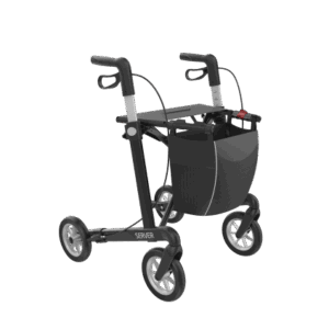 Rehasense Rollator SERVER Komfort Softräder, mit Stockhalter und Tasche