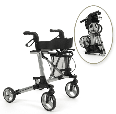 Vermeiren Rollator Quadri-Light, silber