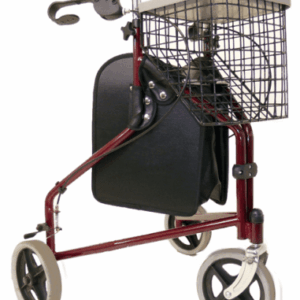 Drive Medical Delta-Gehrad TRI WALKER,PU,rot