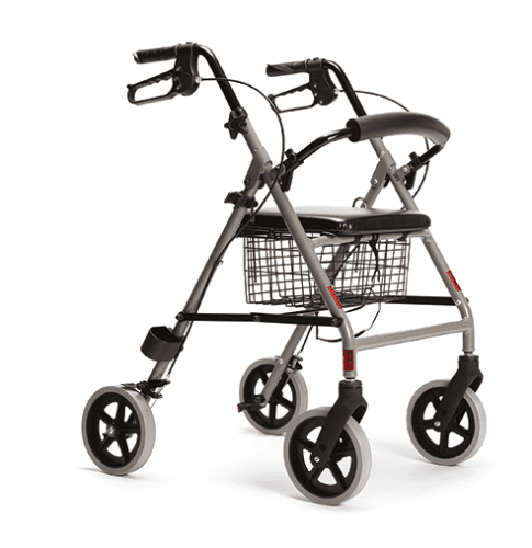 Vermeiren Leichtgewicht-Rollator ECO-light II mit Sitz und Rückenstütze champagner