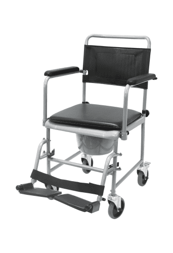 Drive Medical Toilettenrollstuhl TRS 130 chrom-schwarz