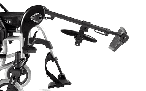 Sunrise Medical Höhenverstellbare Beinstützen für Rollstuhl Breezy UniX2/ PariX2/ BasiX2 (Paar)