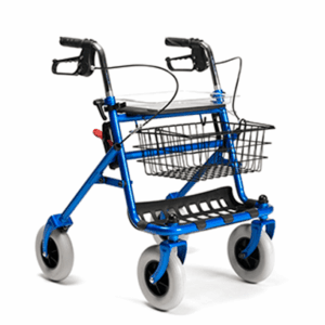 Vermeiren Rollator 286i mit Tablett, Korb und Stockhalter