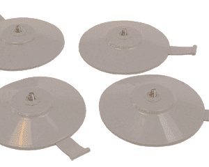 Drive Medical Sauger-Set für Badewannenlifter Bellavita/Bellavita NOVA 75 mm, M4 Gewinde mit Lasche (VPE: 4 Stück)