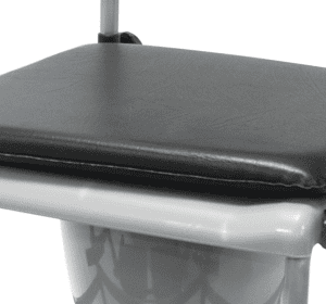 Drive Medical Sitzpolster für Toilettenrollstuhl TRS 130, schwarz