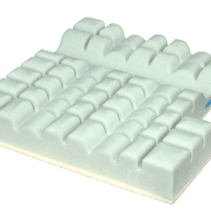 SHP Softline Sitzkissen CUBE GEL mit Inko-Kombibezug Höhe 8 cm schwarz-blau