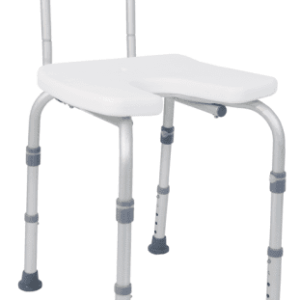 Drive Medical Duschstuhl DH 135 mit Ausschnitt,weiß