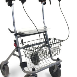 Drive Medical Rollator Cristallo 2 mit Unterarmauflage, silber