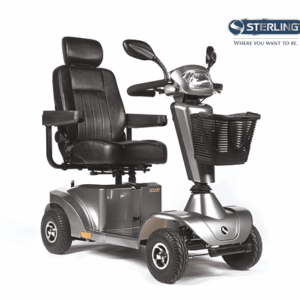 Sunrise Medical Scooter S400, 4-rad 6km/h silber metallic