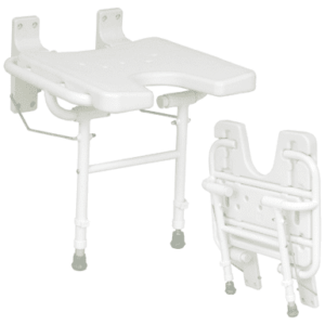 Drive Medical Duschklappsitz DKS 130 mit Ausschnitt,weiß