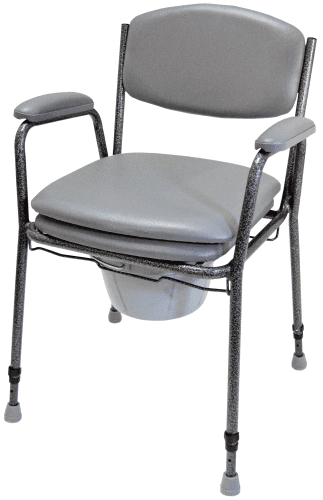 Drive Medical Toilettenstuhl TS 130, grau nur in 2er Schritten bestellbar