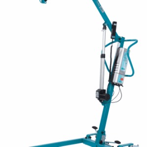 AKS Patientenlifter aks-foldy mit Standardgurt und Aufhänger wasserblau